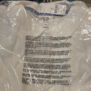 Gap Long Sleeve White Girls Polo Shirt